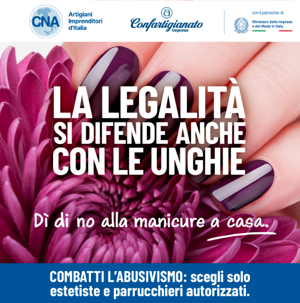 Campagna anti-abusivismo di CNA e Confartigianato in merito alle onicotecniche