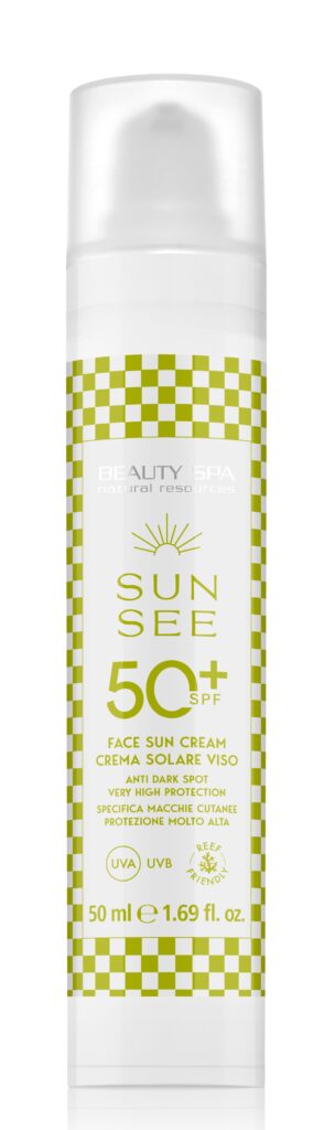 in foto la crema antimacchia di beauty spa: fa parte dell'articolo riguardante i solari 2025