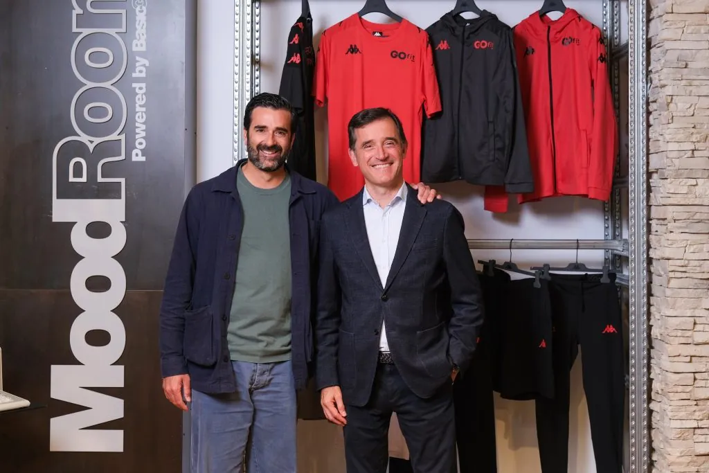 in foto lorenzo borglione e mario barbarosa, di abbigliamento kappa e gofit