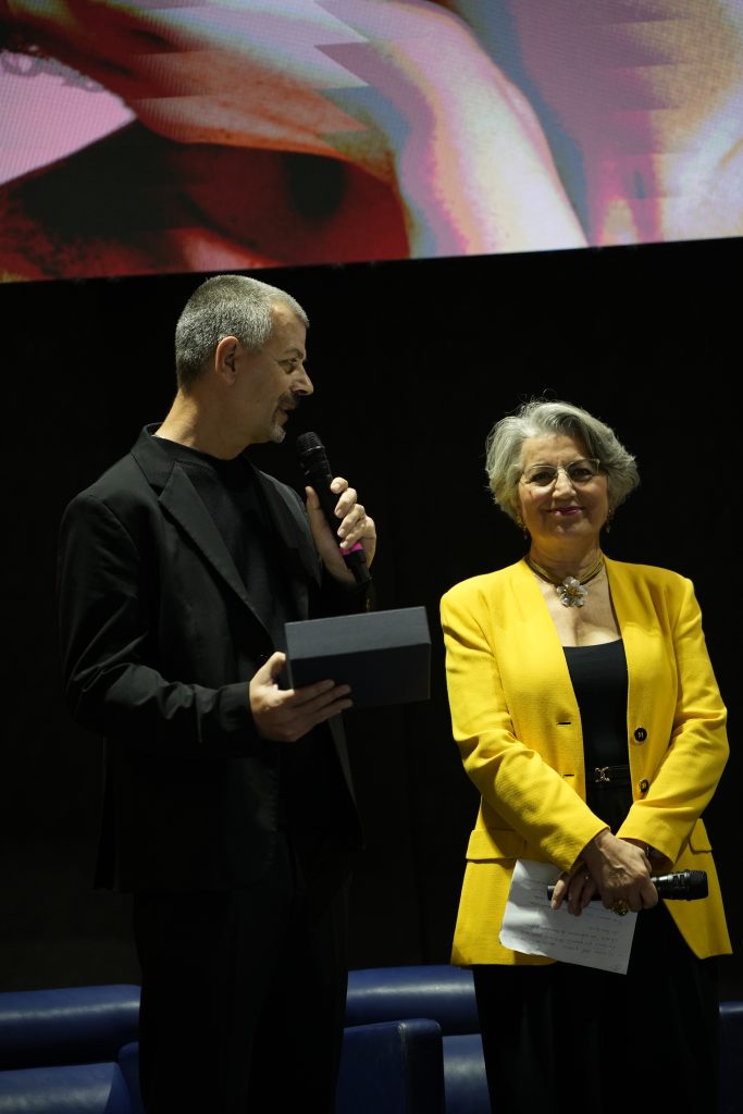 in foto stefano pennati e brigida stomaci a innovation beauty lab